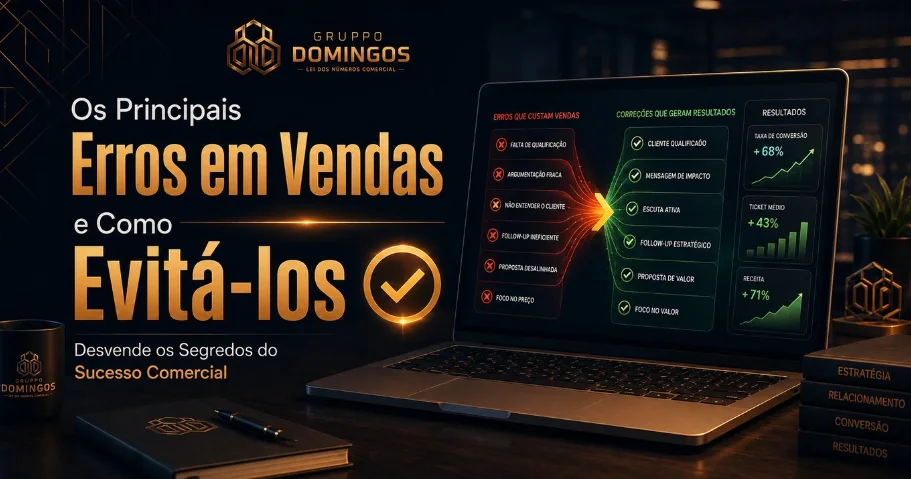 Capa oficial do artigo Os Principais Erros em Vendas