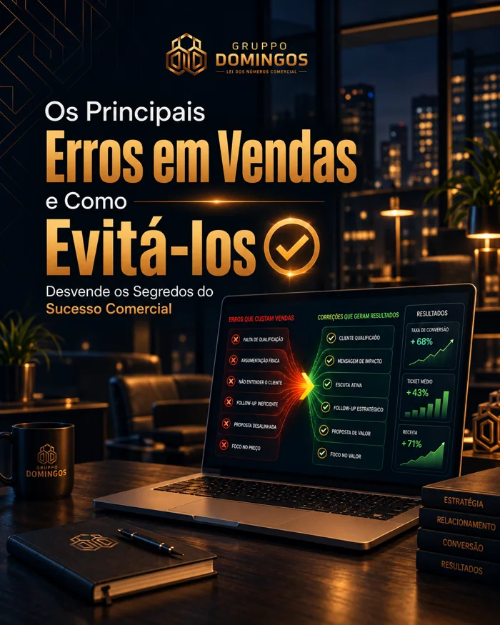 Capa do artigo Os Principais Erros em Vendas